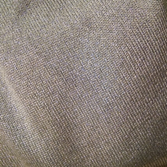 St. John Evening Sage Green Mettalic Sleeveless Top Size L - Picture 2 of 8